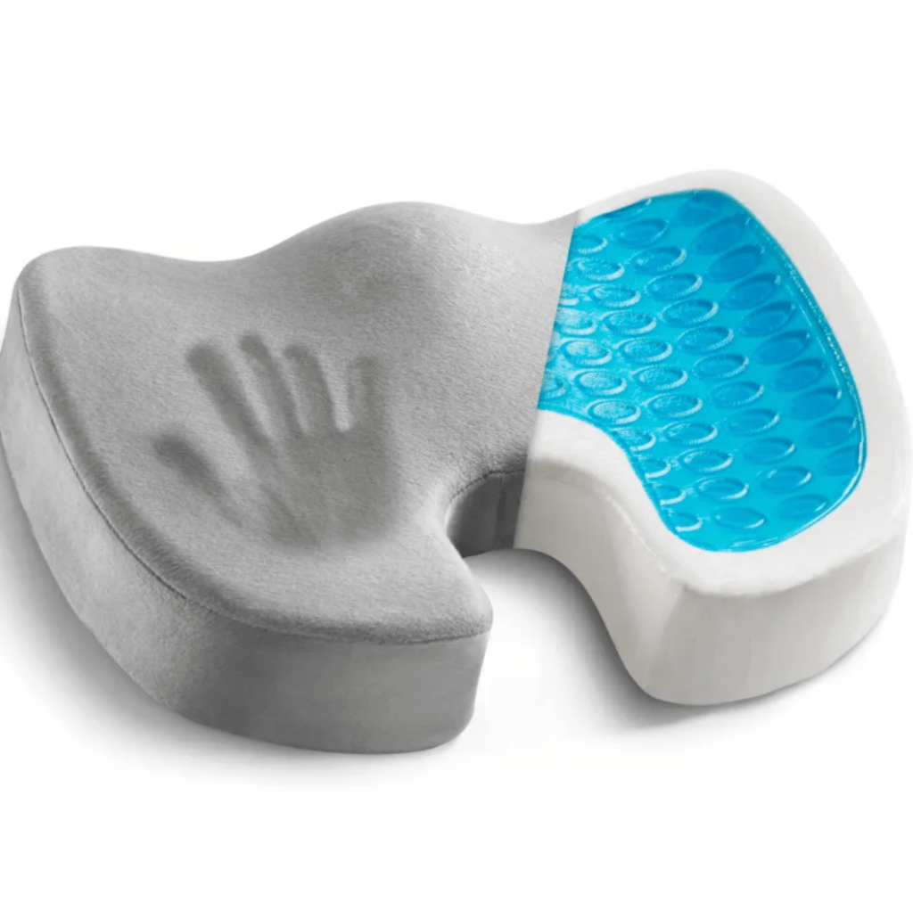 Ergonomic Memory Foam Office Seat Cushion – Contoured Hip Support - Seat Cushion - Apex Therapy