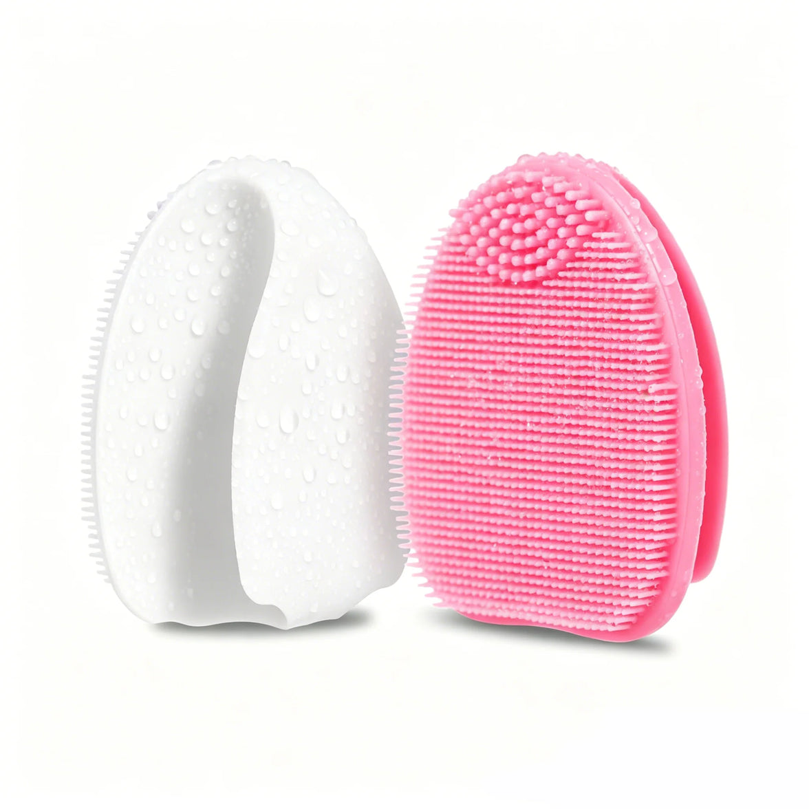 2-Pack Silicone Exfoliating Facial Brushes – Gentle Cleansing Duo