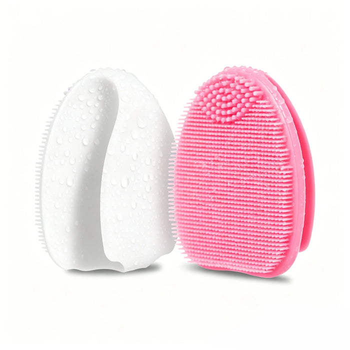 2-Pack Silicone Exfoliating Facial Brushes – Gentle Cleansing Duo