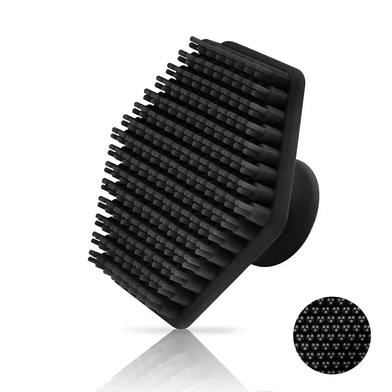 Men's Silicone Facial Cleansing Brush – Compact Pre-Shave Prep Tool