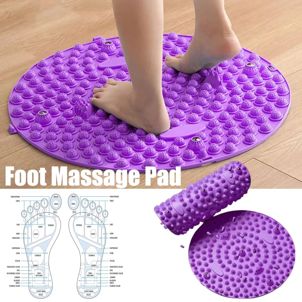 Fingerpressure Board Foot Massage Pad Health Walk Pressure Board Foot Massage Pad Foot Yoga Acupressure Mat Training Accessories - Apex Therapy