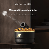 FlameAura Large-Mist Humidifier – Flame Effect, USB - Humidifier - Apex Therapy