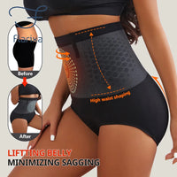 Flarixa 1/2/3Pcs Seamless Women's High Waist Abdomen Control Panties Magnetic Therapy Warm Uterus Underwear Body Shaping Briefs - Apex Therapy