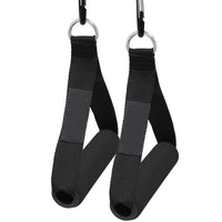 Foam Grip Exercise Handles – Pull Rope & Band Attachment, 2-Pack - Exercise Handles - Apex Therapy