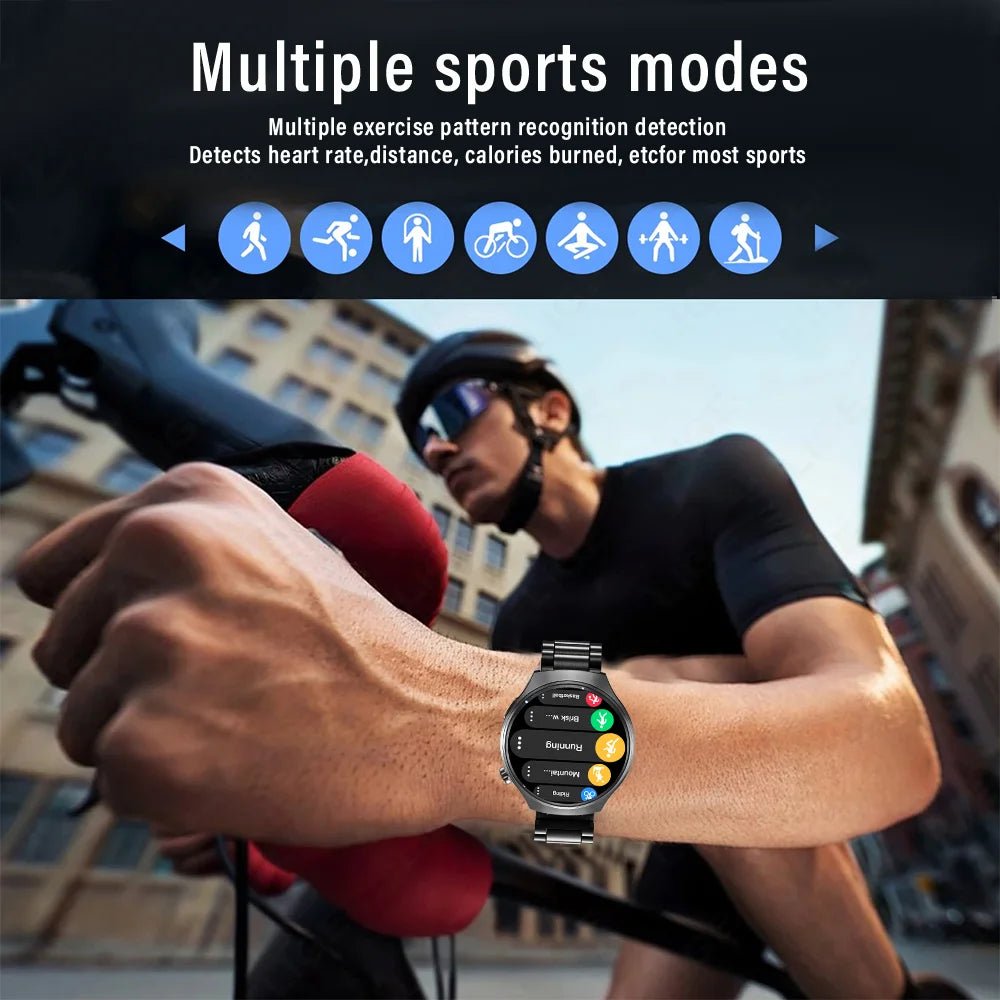G.L Wear 2025 New Men's Smart Watch HD Display Health Tracking Bluetooth Calling Voice Assistant Sports Smartwatch - Apex Therapy