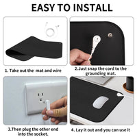 Grounding Mat – Soft Conductive Sheet with Cord & Adapter Kit - Apex Therapy