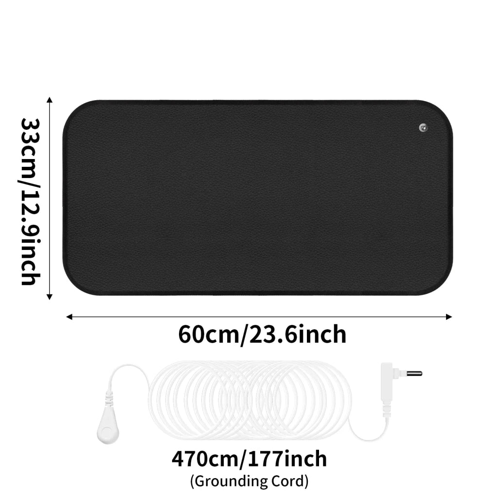Grounding Mat – Soft Conductive Sheet with Cord & Adapter Kit - Apex Therapy