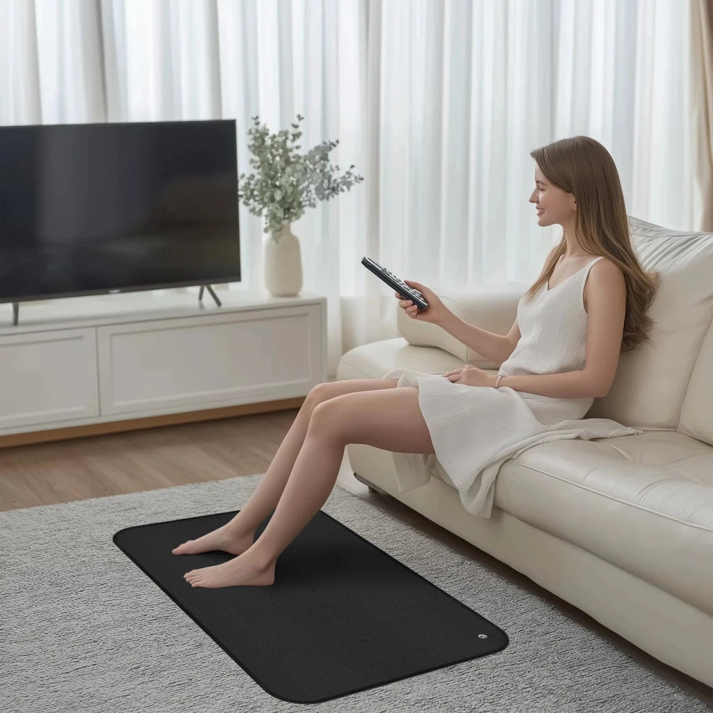 Grounding Mat – Soft Conductive Sheet with Cord & Adapter Kit - Apex Therapy