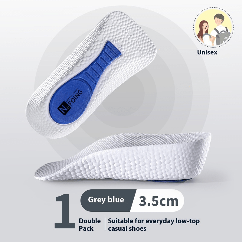 Half-Length EVA Heel Lifts – 1.5, 2.5 or 3.5 cm, Green or White - Height Insoles - Apex Therapy