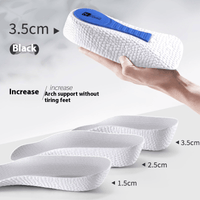 Half-Length EVA Heel Lifts – 1.5, 2.5 or 3.5 cm, Green or White - Height Insoles - Apex Therapy