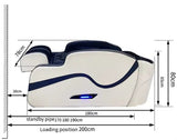 Head Spa Massage Bed with Ceramic Shampoo Basin