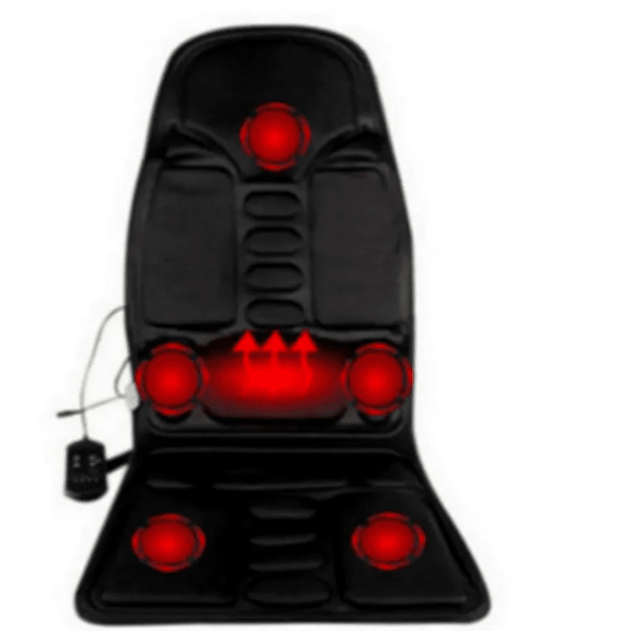 Heated Car Massage Seat Cushion – Vibration & Warmth, 3–9 Motors - Massage Cushion - Apex Therapy