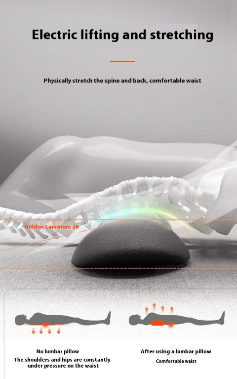 Heated Lumbar Massage Pillow – Soothing Warmth & Gentle Massage - Massage Pillow - Apex Therapy