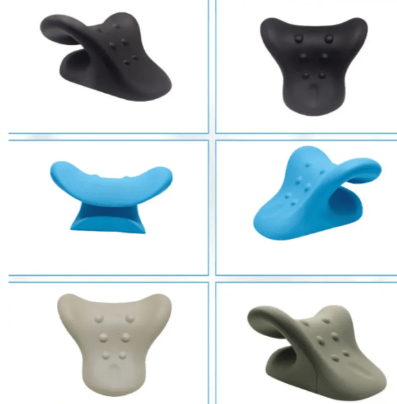 Heated Neck Massage Pillow – Contoured Foam with Warmth - Neck Massager - Apex Therapy