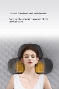 Heated Neck Massage Pillow – Warmth, Vibration & Memory Foam - Massage Pillow - Apex Therapy