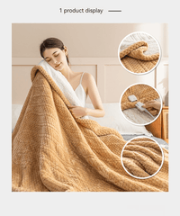 Heated Office Blanket – Soft Plush Throw, 150 x 130 cm - Heated Blanket - Apex Therapy
