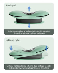 Heated Waist Massage Mat – Airbag Tilt, Vibration & 3 Auto Modes - Massage Mat - Apex Therapy