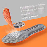 High-Elastic Sports Insoles – Bouncy Cushion, Breathable, 4 Colors