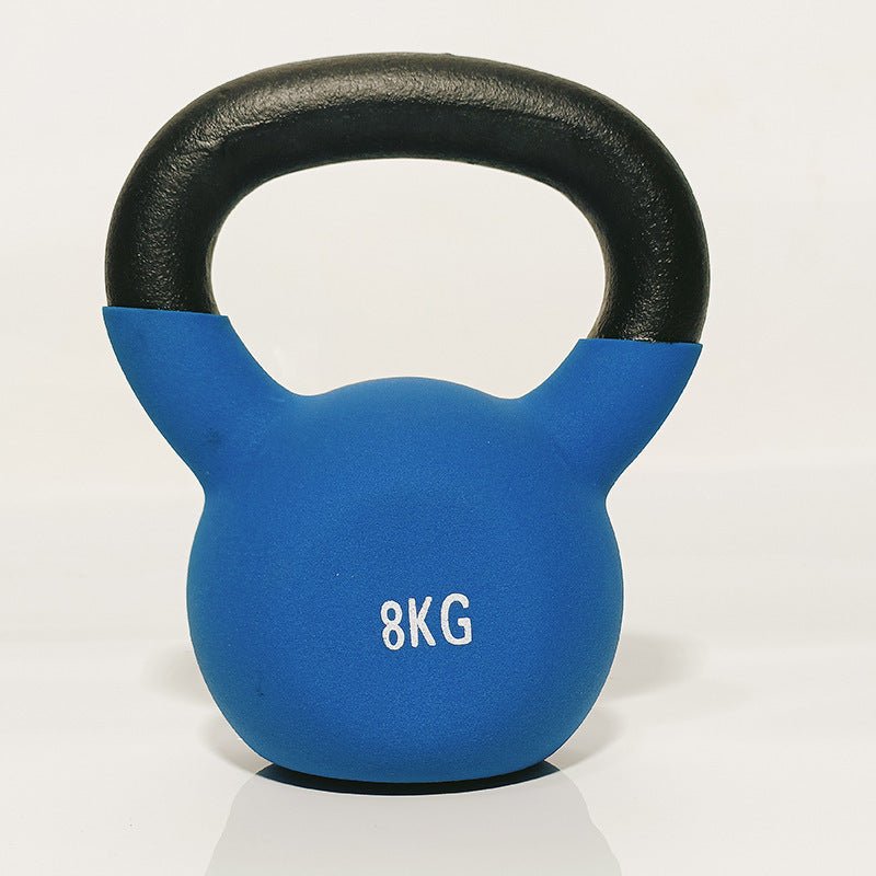 Vinyl-coated cast iron kettlebell – Apex Therapy, view 2