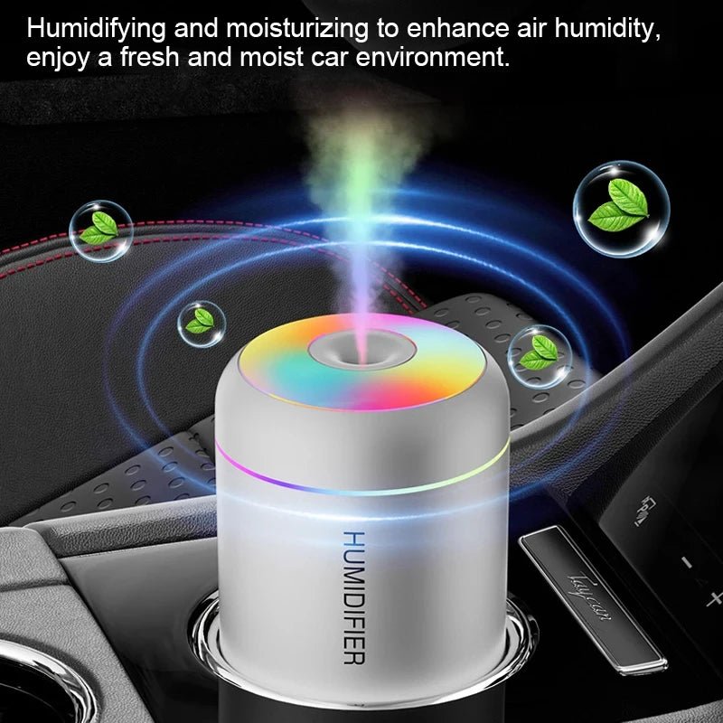 HOMEFISHMini Air Humidifier Usb Aroma Diffuser Essential Oil Purifier Cool Mist Sprayer Home BedroomLED Desktop humidificador - Aroma Diffuser - Apex Therapy