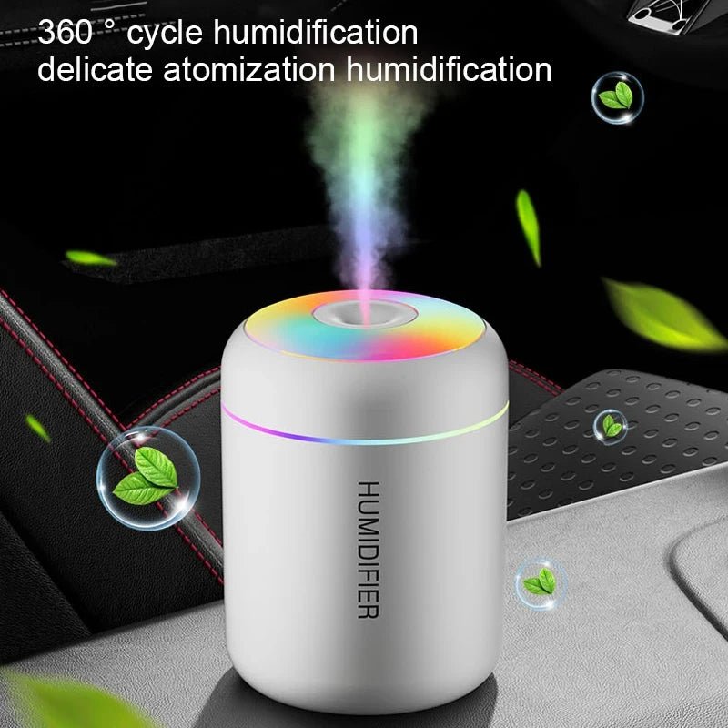 HOMEFISHMini Air Humidifier Usb Aroma Diffuser Essential Oil Purifier Cool Mist Sprayer Home BedroomLED Desktop humidificador - Aroma Diffuser - Apex Therapy