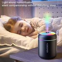 HOMEFISHMini Air Humidifier Usb Aroma Diffuser Essential Oil Purifier Cool Mist Sprayer Home BedroomLED Desktop humidificador - Aroma Diffuser - Apex Therapy