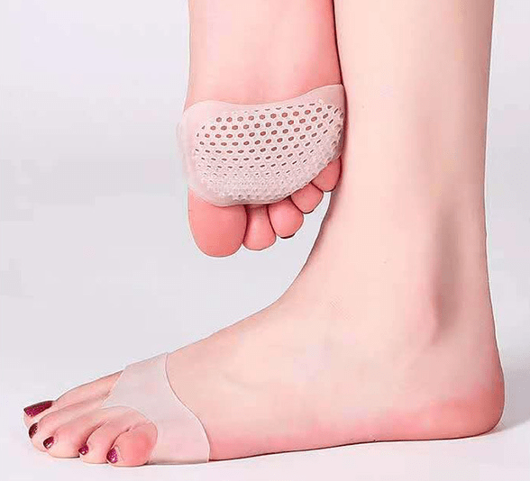 Honeycomb Silicone Forefoot Pads – Non-Slip Cushions for Heels - Shoe Inserts - Apex Therapy