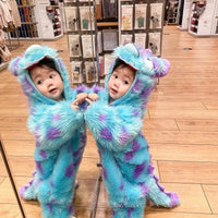Hooded Animal Baby Jumpsuit – Warm Zip-Up Romper - Baby Clothing - Apex Therapy