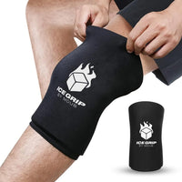 ICE GRIP Hot & Cold Therapy Ice Sleeve (Small) - Reusable Gel Pack for Knee Calf Elbow Ankle Arm Foot Wrist Recovery & Pain Relief - Apex Therapy