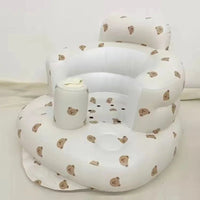 Inflatable Baby Floor Seat – Built-In Pump, Ages 6–24 Months - Baby Seat - Apex Therapy