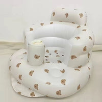 Inflatable Baby Floor Seat – Built-In Pump, Ages 6–24 Months - Baby Seat - Apex Therapy