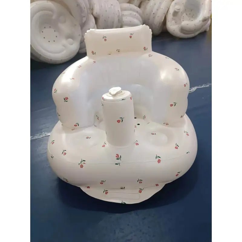 Inflatable Baby Floor Seat – Built-In Pump, Ages 6–24 Months - Baby Seat - Apex Therapy
