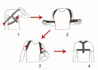 Invisible Posture Corrector Strap – Breathable, Adjustable, Under-Clothes - Posture Corrector - Apex Therapy