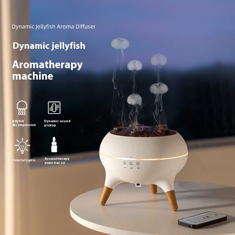Jellyfish Ultrasonic Humidifier – Auto Shut-Off, Remote Control - Humidifier - Apex Therapy