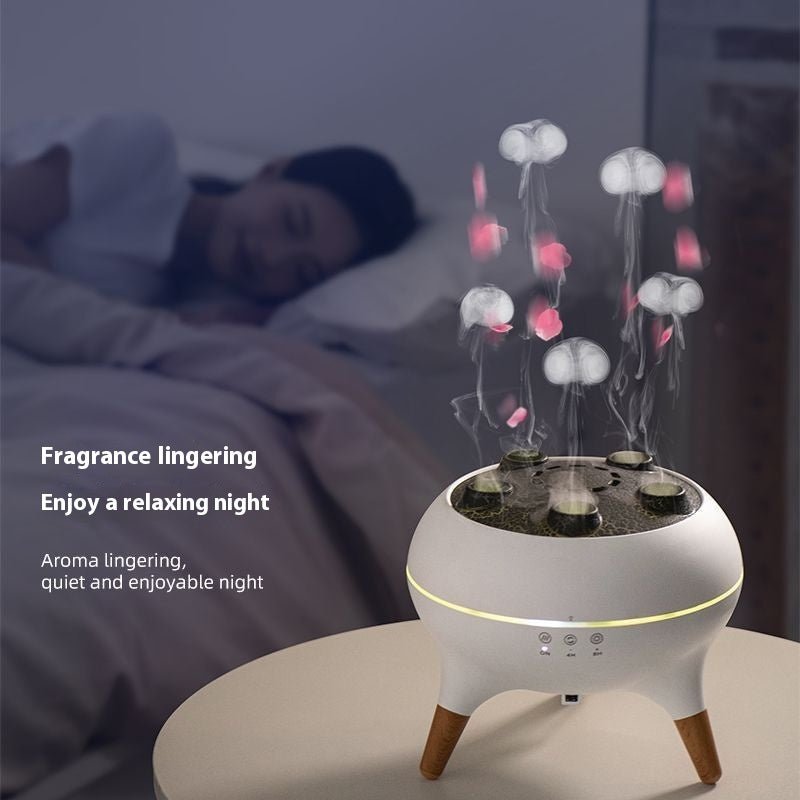 Jellyfish Ultrasonic Humidifier – Auto Shut-Off, Remote Control - Humidifier - Apex Therapy