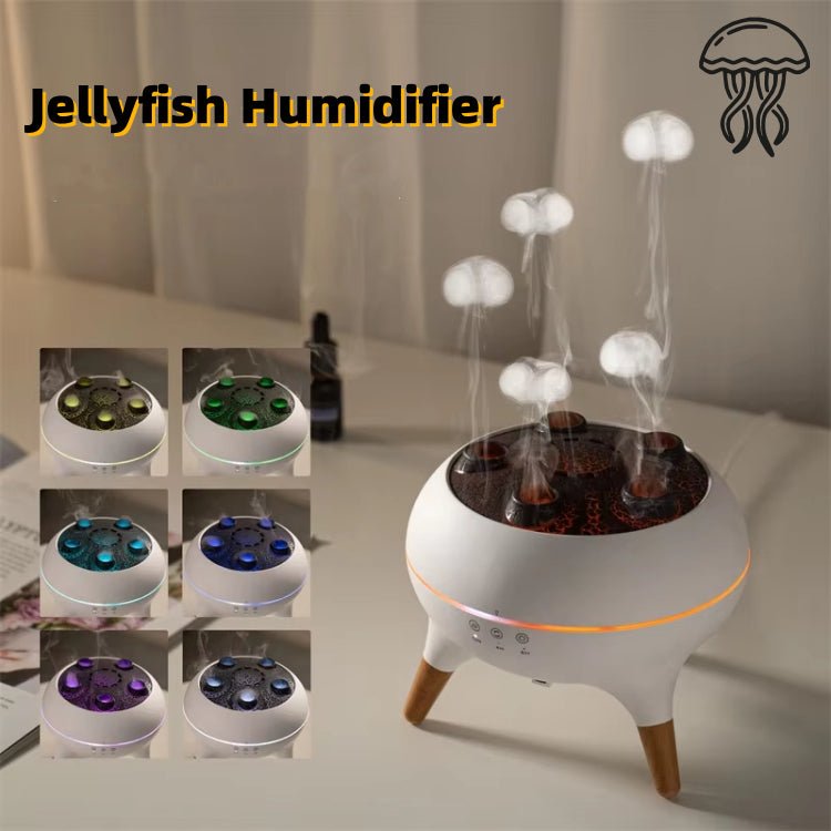 Jellyfish Ultrasonic Humidifier – Auto Shut-Off, Remote Control - Humidifier - Apex Therapy