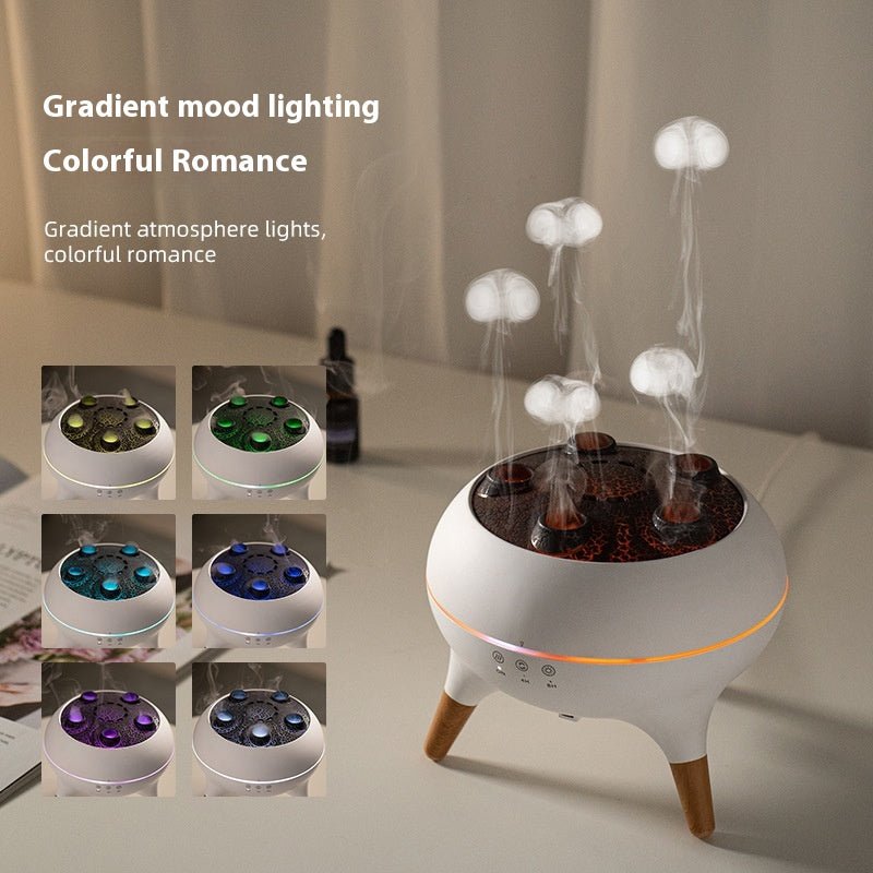 Jellyfish Ultrasonic Humidifier – Auto Shut-Off, Remote Control - Humidifier - Apex Therapy