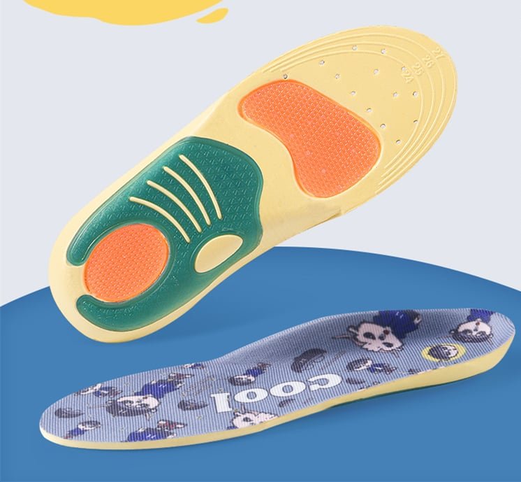 Kids' Breathable Canvas Insoles – Odor-Resistant, 1 or 2 Pairs - Insoles - Apex Therapy