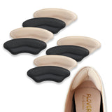 Knit Heel Grips for Shoes Too Big – Sponge Cushion, 4 Pairs
