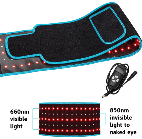 LED & Infrared Light Belt – 105 LEDs, Wearable Warmth - Light Therapy Device - Apex Therapy