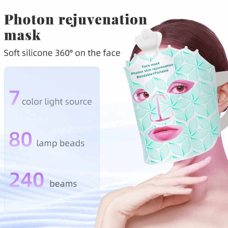 LED Light Face Mask – Multi-Color Crown Design - LED Face Mask - Apex Therapy