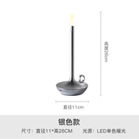 LED Vintage Candle Table Lamp – Modern Minimalist Design - Table Lamp - Apex Therapy