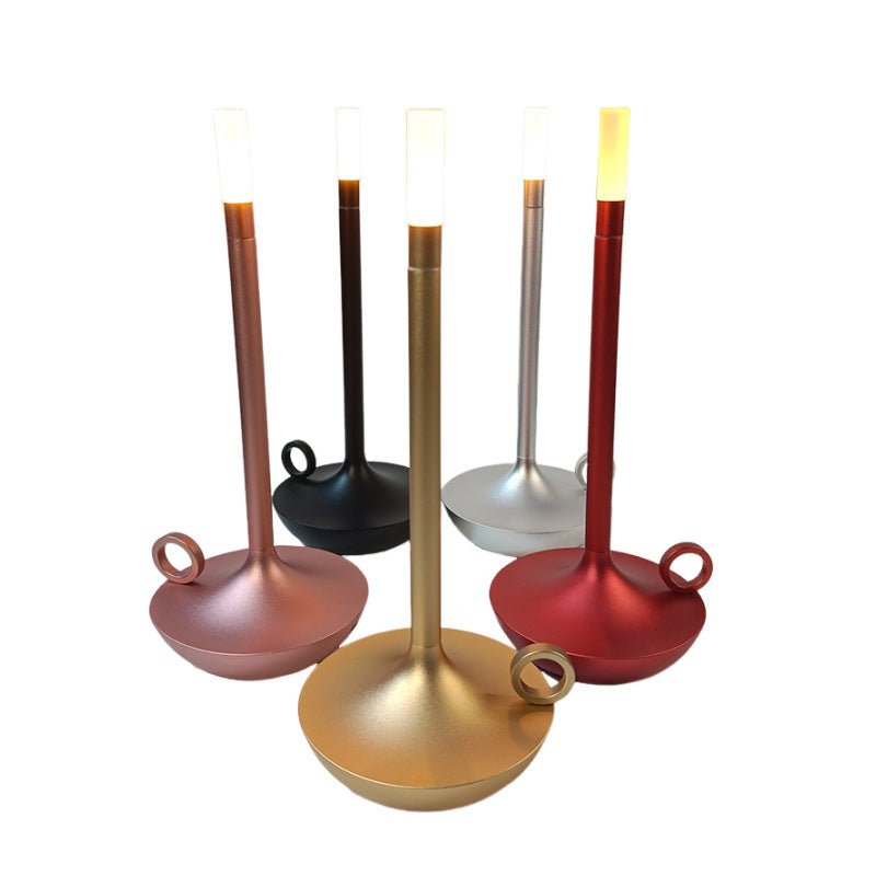 LED Vintage Candle Table Lamp – Modern Minimalist Design - Table Lamp - Apex Therapy
