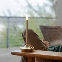 LED Vintage Candle Table Lamp – Modern Minimalist Design - Table Lamp - Apex Therapy