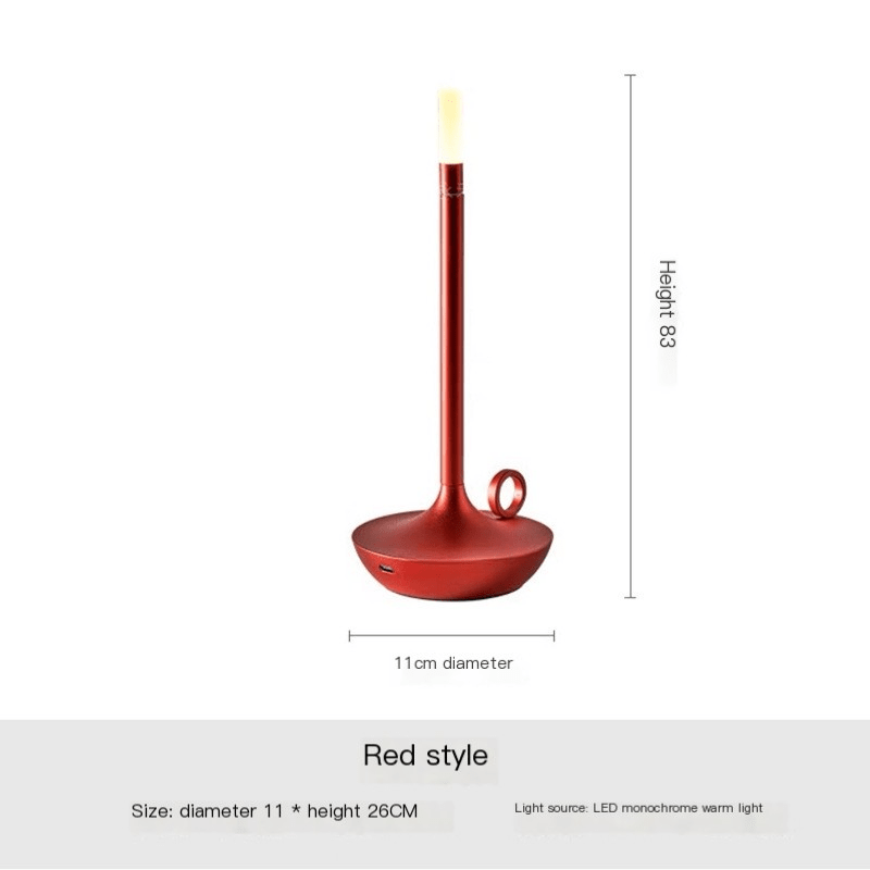 LED Vintage Candle Table Lamp – Modern Minimalist Design - Table Lamp - Apex Therapy