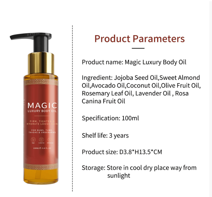 Magic Body Oil – Rich Moisturizing Glow Oil, 1–3 Pack - Body Oil - Apex Therapy