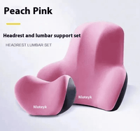 Memory Foam Car Cushion Set – Suede Headrest & Lumbar Pillow - Seat Cushion - Apex Therapy