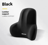 Memory Foam Car Cushion Set – Suede Headrest & Lumbar Pillow - Seat Cushion - Apex Therapy