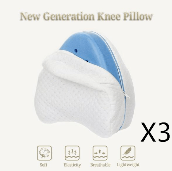 Memory Foam Knee Pillow – Half-Moon Design with Adjustable Strap - Pillow - Apex Therapy