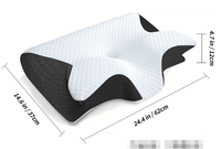 Memory Foam Neck Pillow Set – Printed Pillowcase, 1–3 Pack - Pillow - Apex Therapy